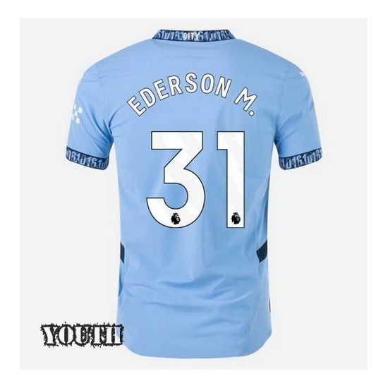 24/25 Ederson #31 Home Youth Soccer Jersey