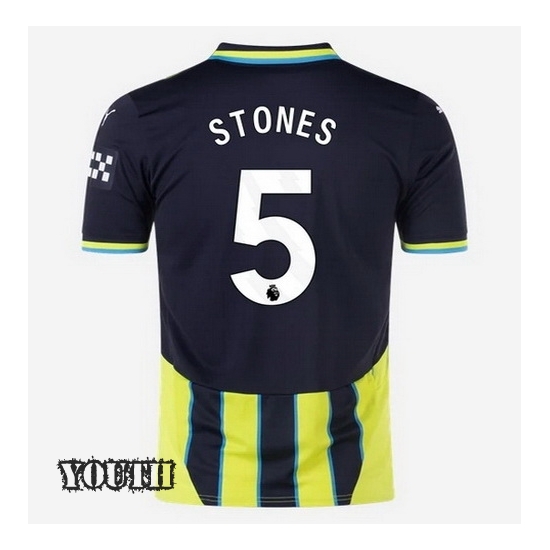 24/25 John Stones #5 Away Youth Soccer Jersey
