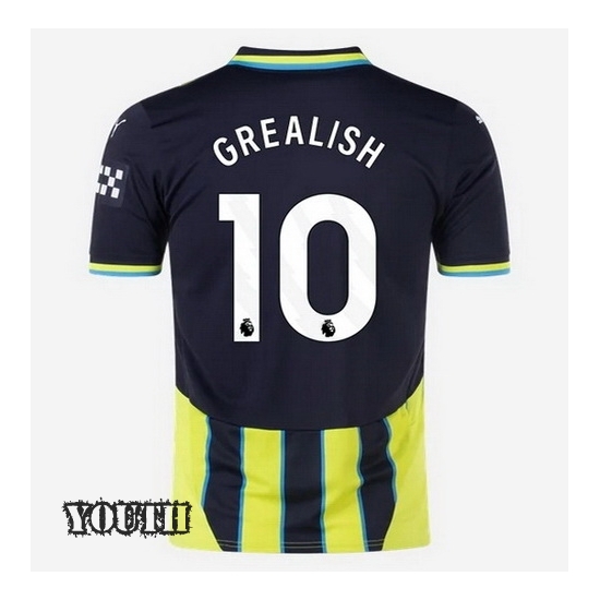 24/25 Jack Grealish #10 Away Youth Soccer Jersey