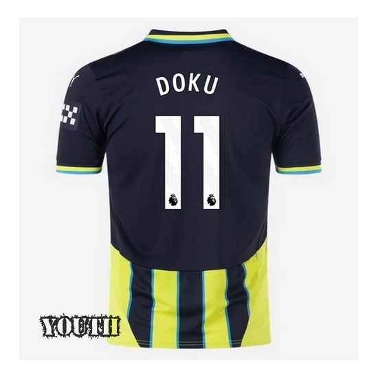 24/25 Jeremy Doku #11 Away Youth Soccer Jersey
