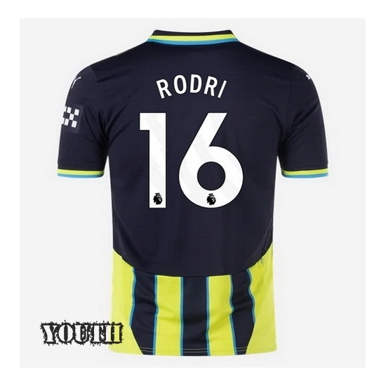24/25 Rodri #16 Away Youth Soccer Jersey