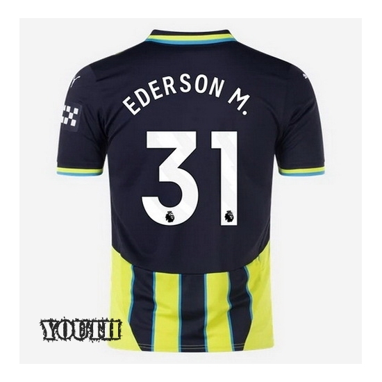 24/25 Ederson #31 Away Youth Soccer Jersey