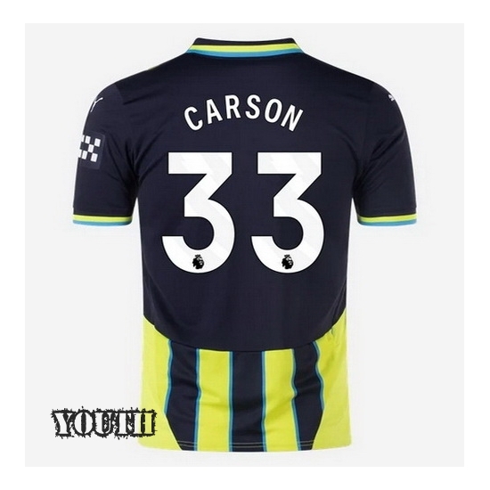 24/25 Scott Carson #33 Away Youth Soccer Jersey