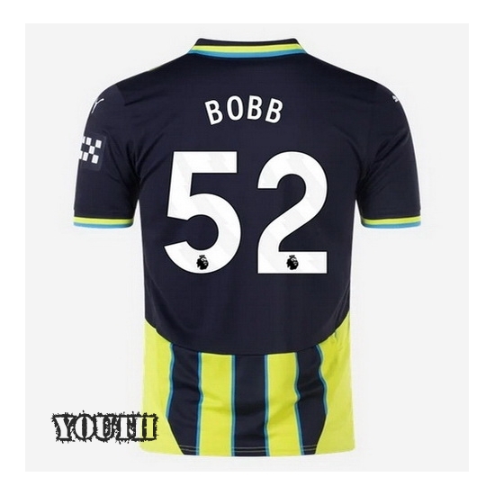 24/25 Oscar Bobb #52 Away Youth Soccer Jersey