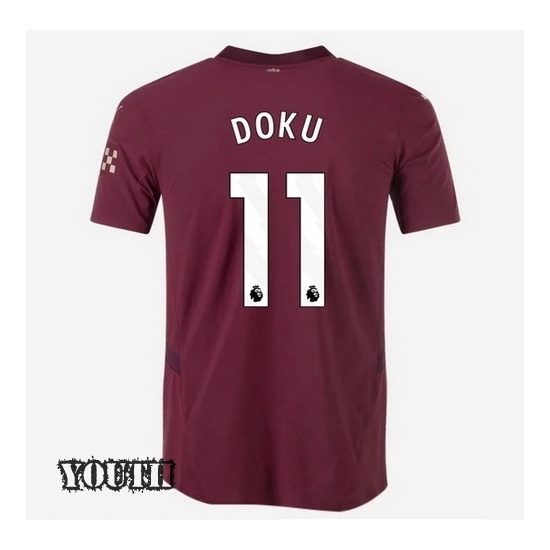 24/25 Jeremy Doku #11 Third Youth Soccer Jersey