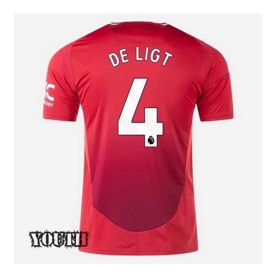 24/25 Matthijs de Ligt #4 Home Youth Soccer Jersey