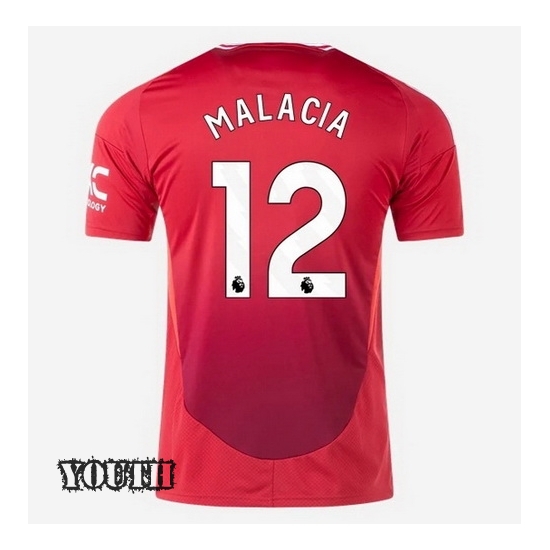 24/25 Tyrell Malacia #12 Home Youth Soccer Jersey