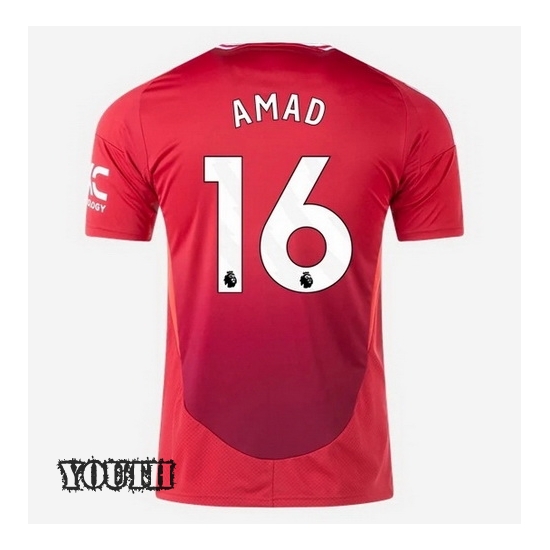 24/25 Amad #16 Home Youth Soccer Jersey