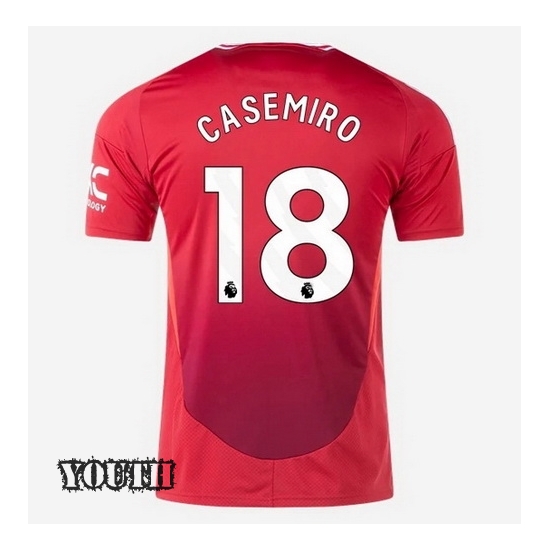 24/25 Casemiro #18 Home Youth Soccer Jersey