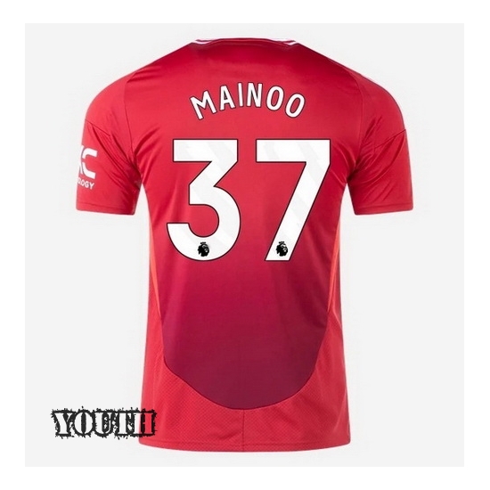 24/25 Kobbie Mainoo #37 Home Youth Soccer Jersey