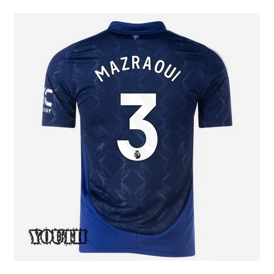 24/25 Noussair Mazraoui #3 Away Youth Soccer Jersey