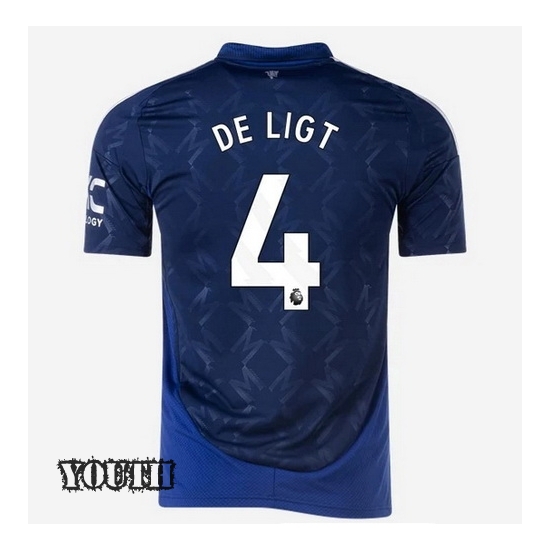 24/25 Matthijs de Ligt #4 Away Youth Soccer Jersey