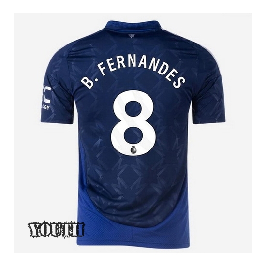 24/25 Bruno Fernandes #8 Away Youth Soccer Jersey