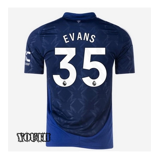 24/25 Jonny Evans #35 Away Youth Soccer Jersey