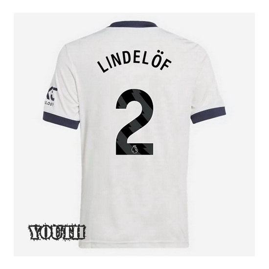 24/25 Victor Lindelof #2 Third Youth Soccer Jersey