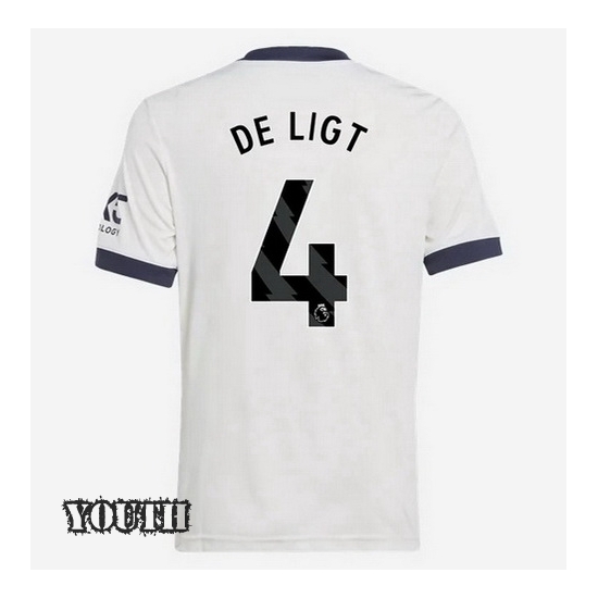 24/25 Matthijs de Ligt #4 Third Youth Soccer Jersey