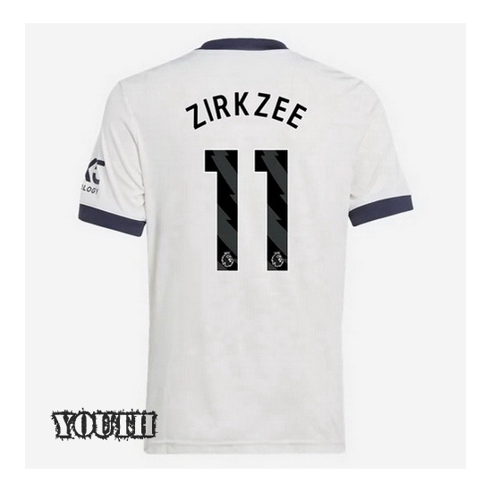 24/25 Joshua Zirkzee #11 Third Youth Soccer Jersey