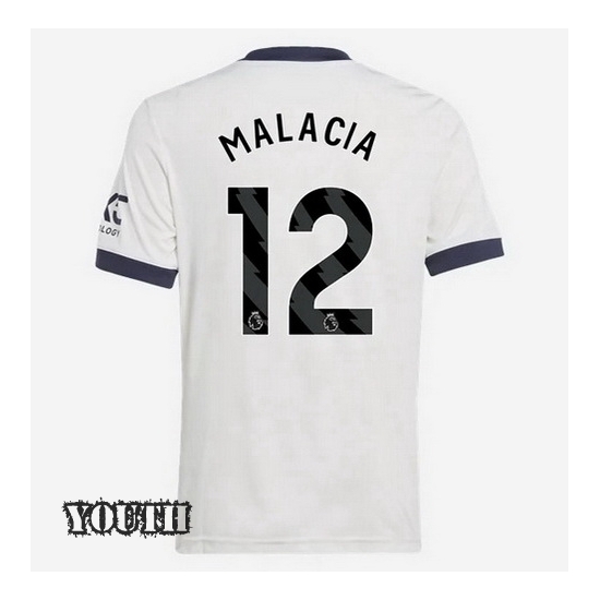 24/25 Tyrell Malacia #12 Third Youth Soccer Jersey