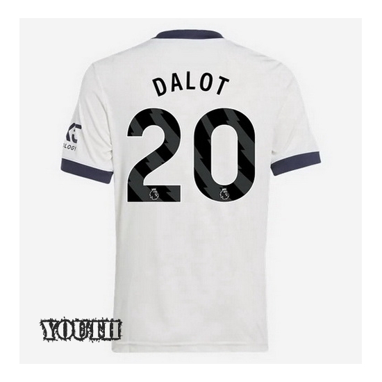 24/25 Diogo Dalot #20 Third Youth Soccer Jersey