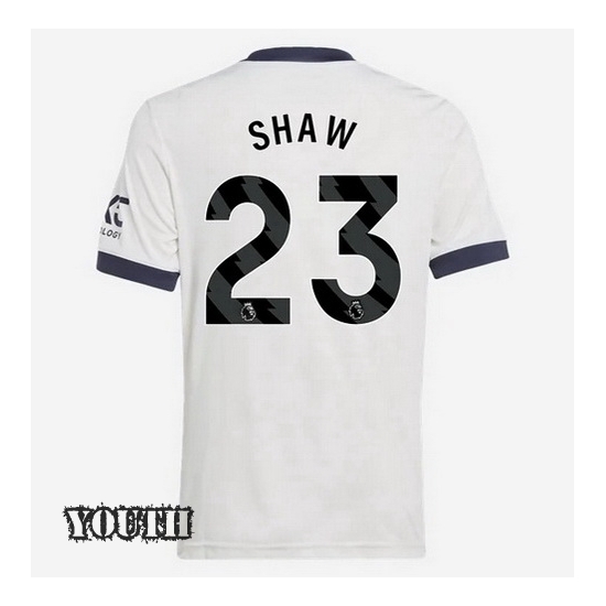 24/25 Luke Shaw #23 Third Youth Soccer Jersey