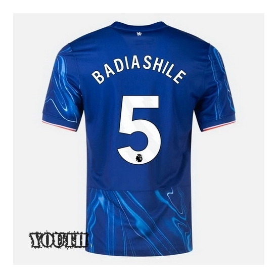 24/25 Benoit Badiashile #5 Home Youth Soccer Jersey