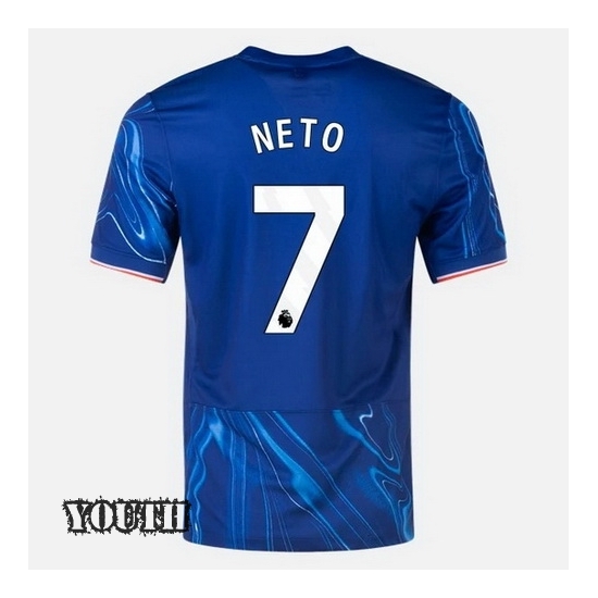24/25 Pedro Neto #7 Home Youth Soccer Jersey