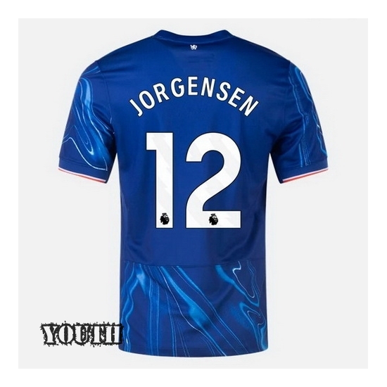 24/25 Filip Jorgensen #12 Home Youth Soccer Jersey