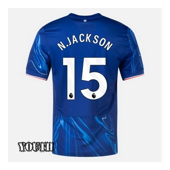 24/25 Nicolas Jackson #15 Home Youth Soccer Jersey