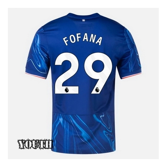 24/25 Wesley Fofana #29 Home Youth Soccer Jersey