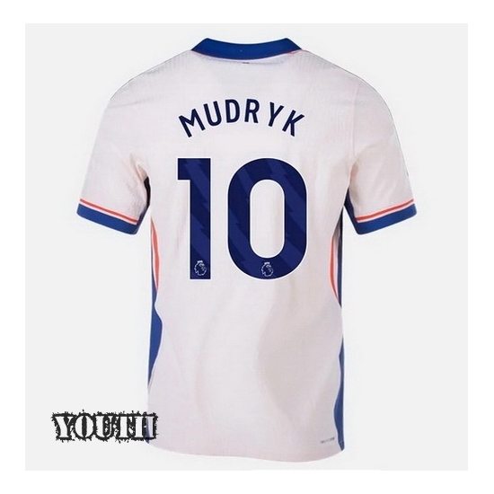 24/25 Mykhailo Mudryk #10 Away Youth Soccer Jersey