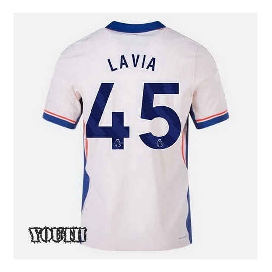 24/25 Romeo Lavia #45 Away Youth Soccer Jersey