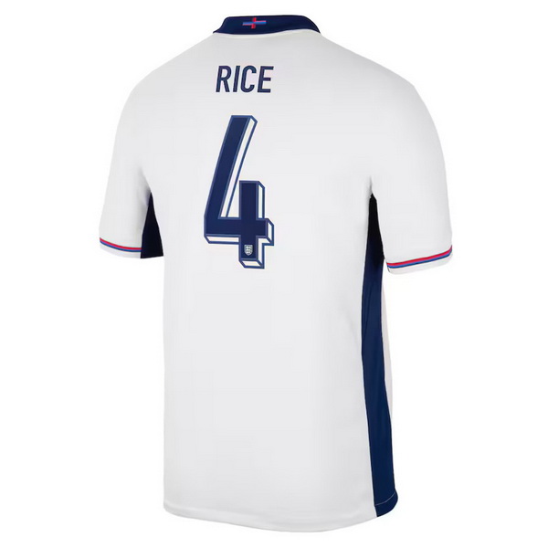2024 England Declan Rice Home Men's Soccer Jersey
