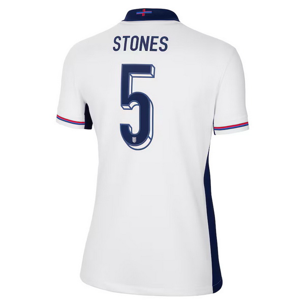 2024 England John Stones Home Women's Soccer Jersey