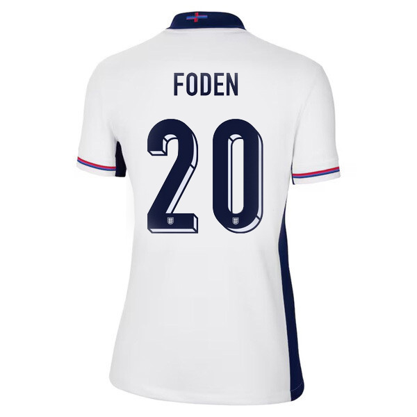 2024 England Phil Foden Home Women's Soccer Jersey