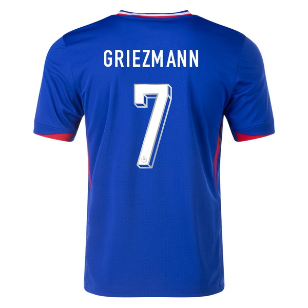 2024 France Antoine Griezmann Home Men's Soccer Jersey