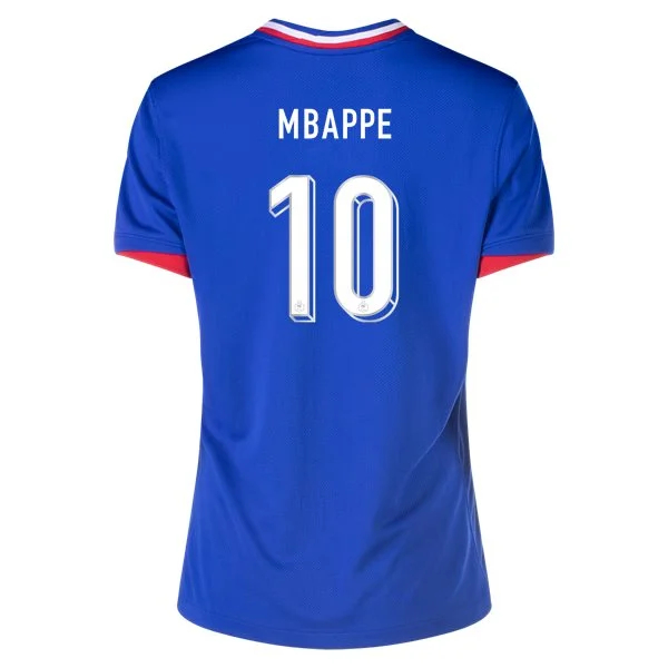 2024 France Kylian Mbappe Home Women's Soccer Jersey