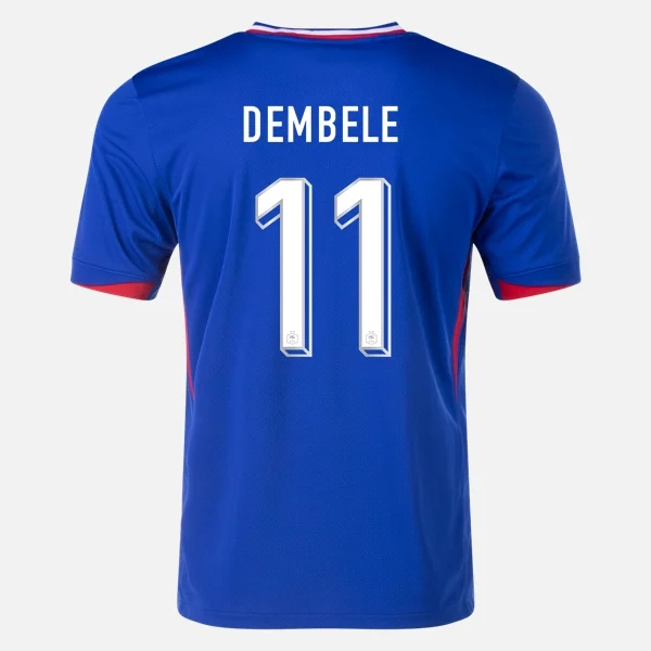 2024 France Ousmane Dembele Home Men's Soccer Jersey
