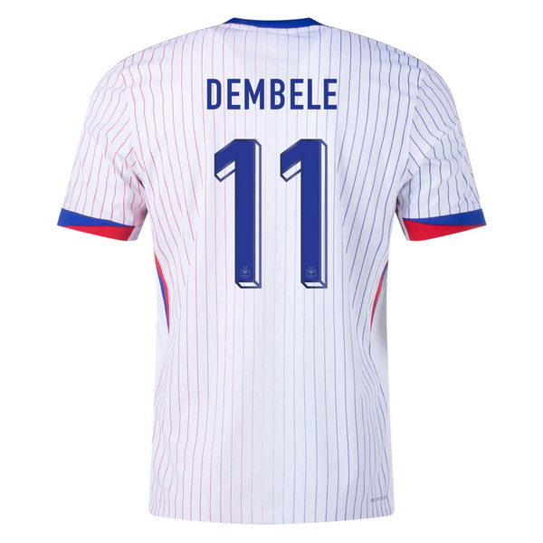 2024 France Ousmane Dembele Away Men's Soccer Jersey