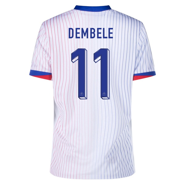 2024 France Ousmane Dembele Away Women's Soccer Jersey