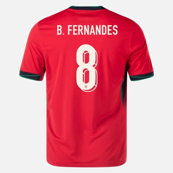2024 Portugal Bruno Fernandes Home Men's Soccer Jersey