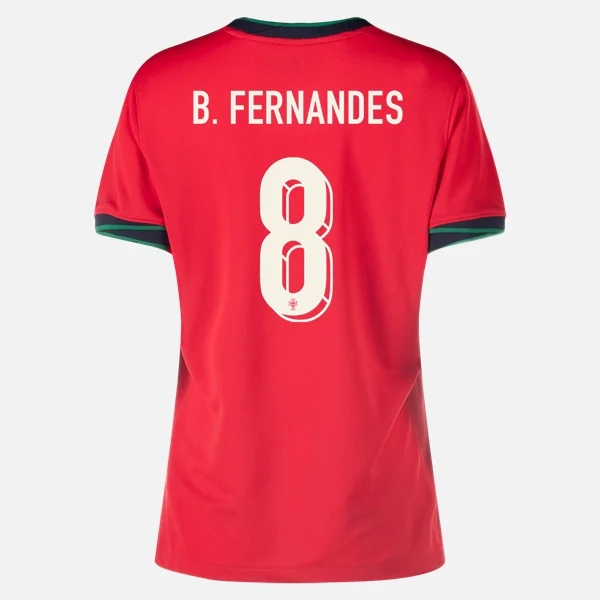 2024 Portugal Bruno Fernandes Home Women's Soccer Jersey