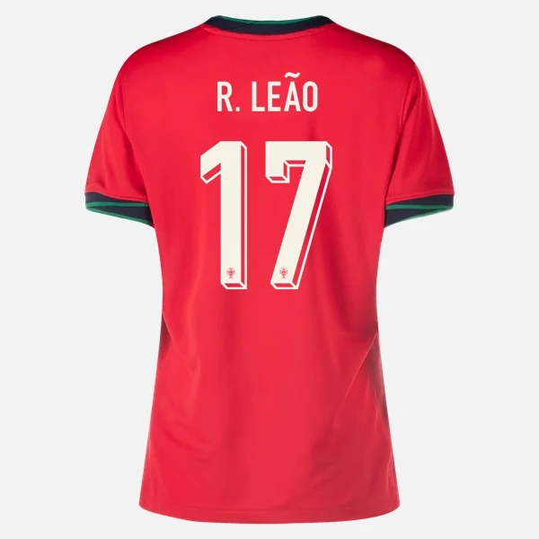 2024 Portugal Rafael Leao Home Women's Soccer Jersey