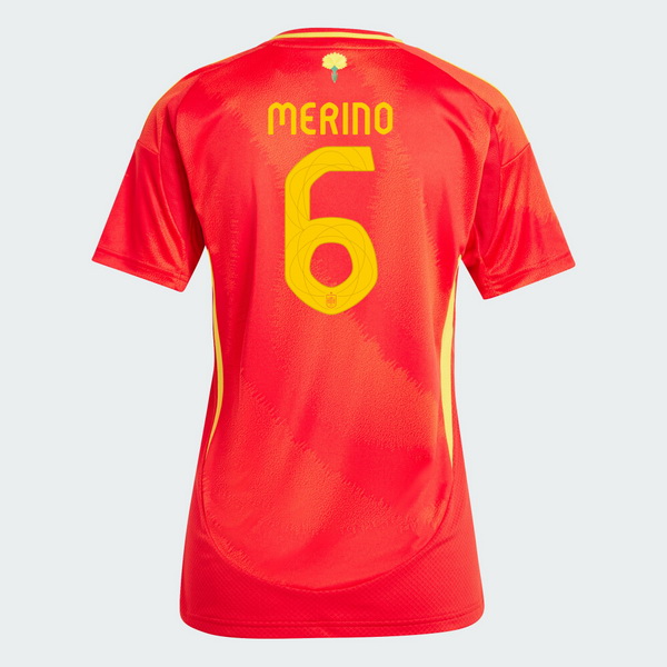 2024 Spain Mikel Merino Home Women's Soccer Jersey