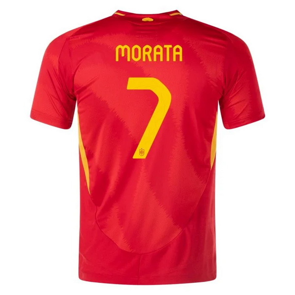 2024 Spain Alvaro Morata Home Men's Soccer Jersey