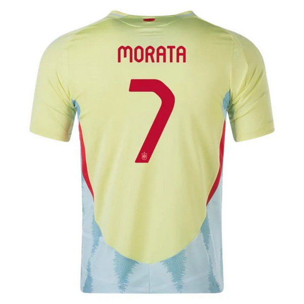 2024 Spain Alvaro Morata Away Men's Soccer Jersey