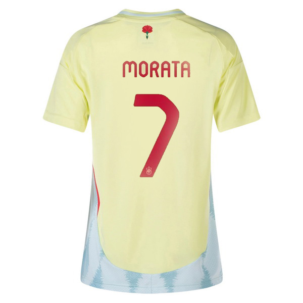 2024 Spain Alvaro Morata Away Women's Soccer Jersey