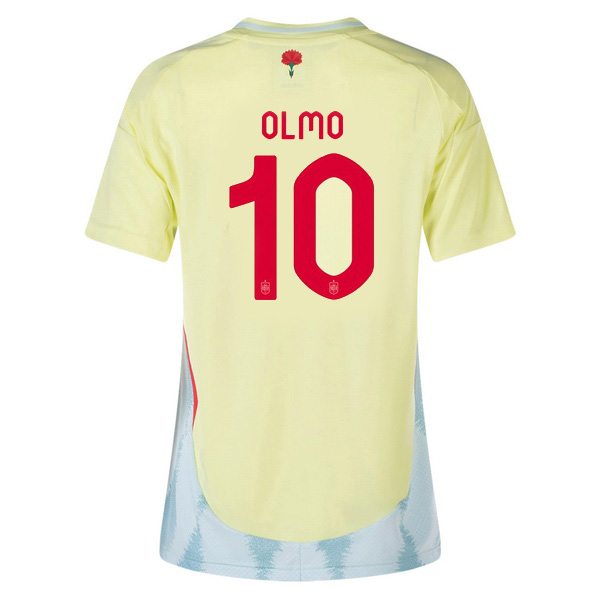2024 Spain Dani Olmo Away Women's Soccer Jersey