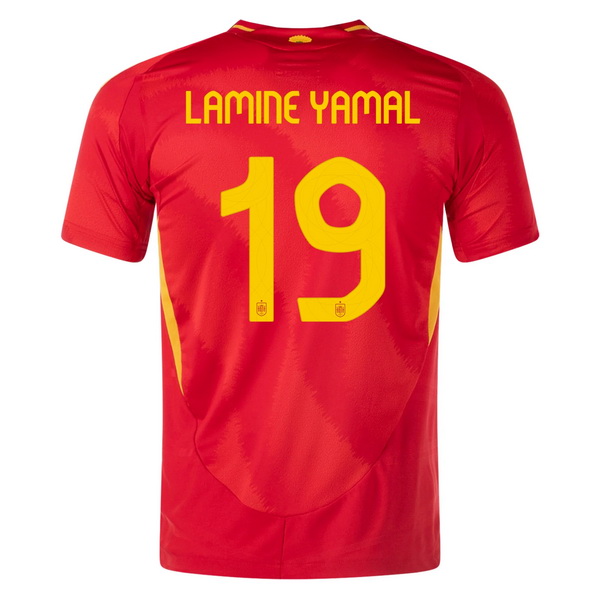 2024 Spain Lamine Yamal Home Men's Soccer Jersey