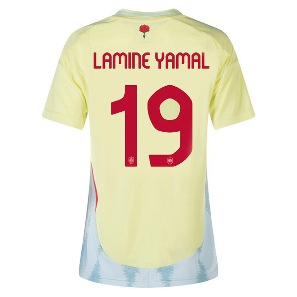 2024 Spain Lamine Yamal Away Women's Soccer Jersey