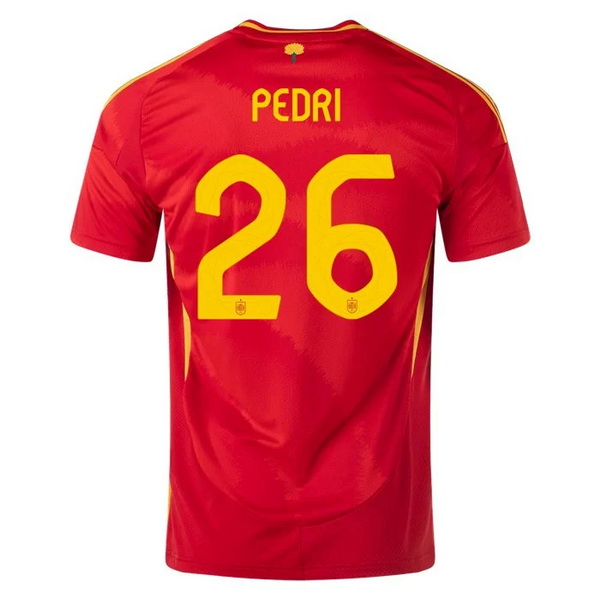 2024 Spain Pedri Home Men's Soccer Jersey